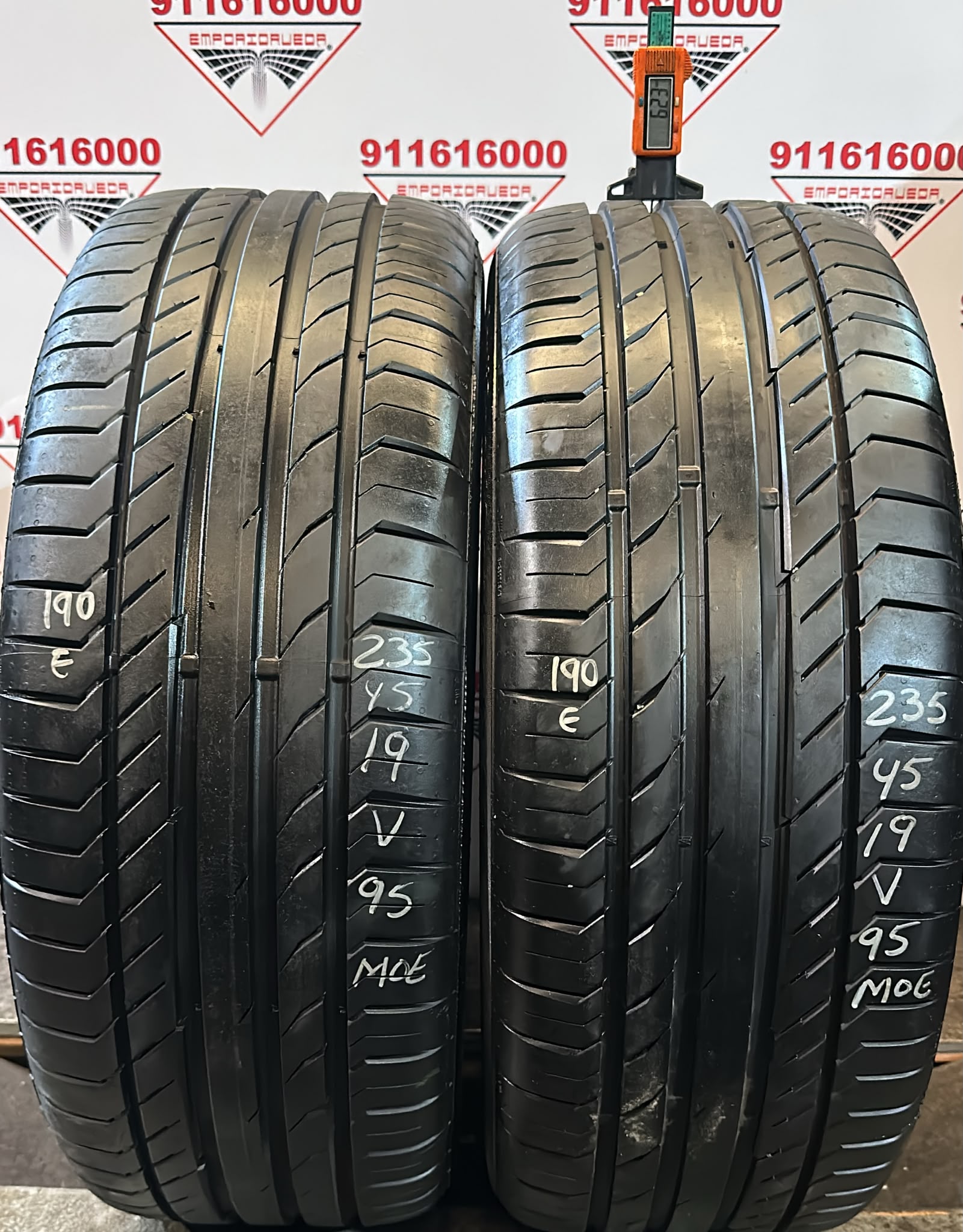 CONTINENTAL CONTISPORTCONTACT 5 MO USADO  235/45 R19 95 V